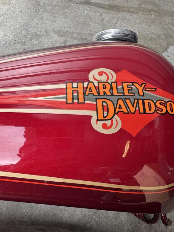 VINTAGE 1993 Harley Davidson Gas Fuel Tank Genuine FLSTC Evo