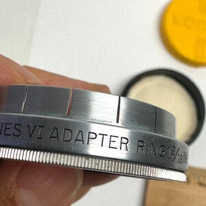 Vintage Kodak Series VI Adapter Ring 19/16 IN. - 39.5MM Camera Lens image 9
