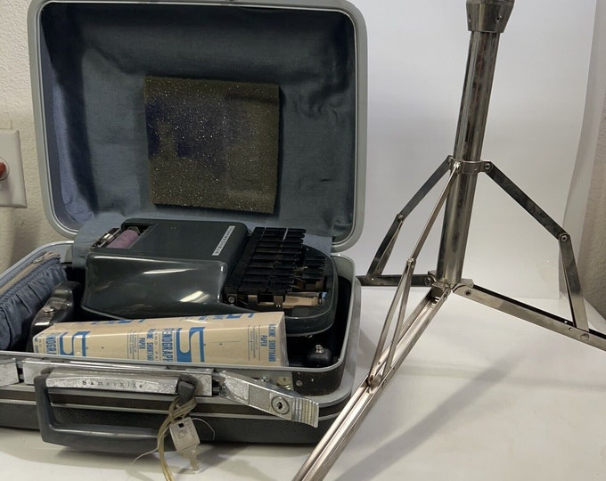 VINTAGE Stenograph Reporter Model Shorthand Machine With Tripod ...