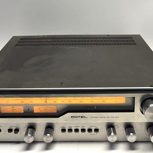 Vintage Rotel RX-603 AM/FM Stereo Tuner Amplifier Receiver Made in Japan