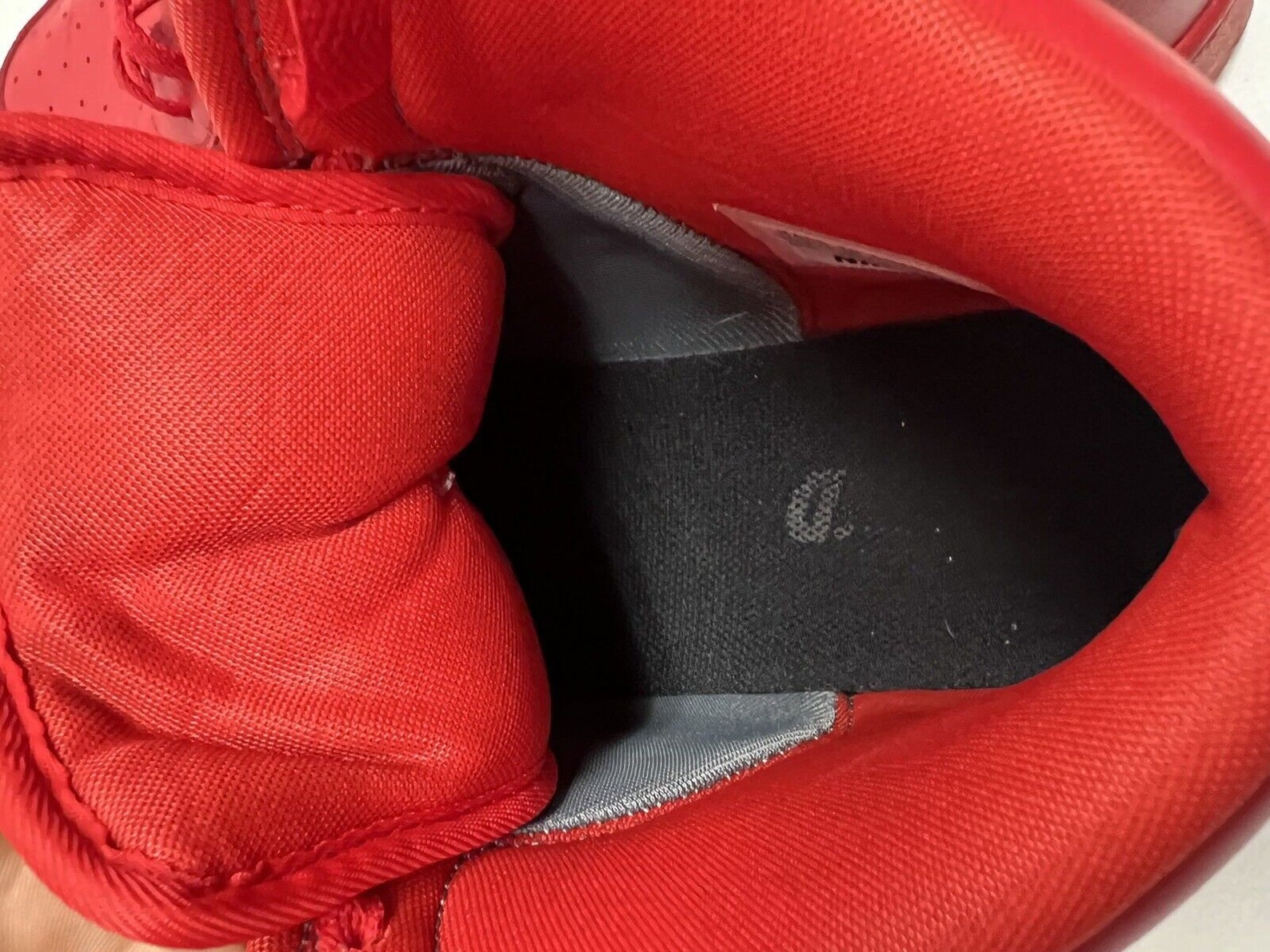 nike red high ankle shoes