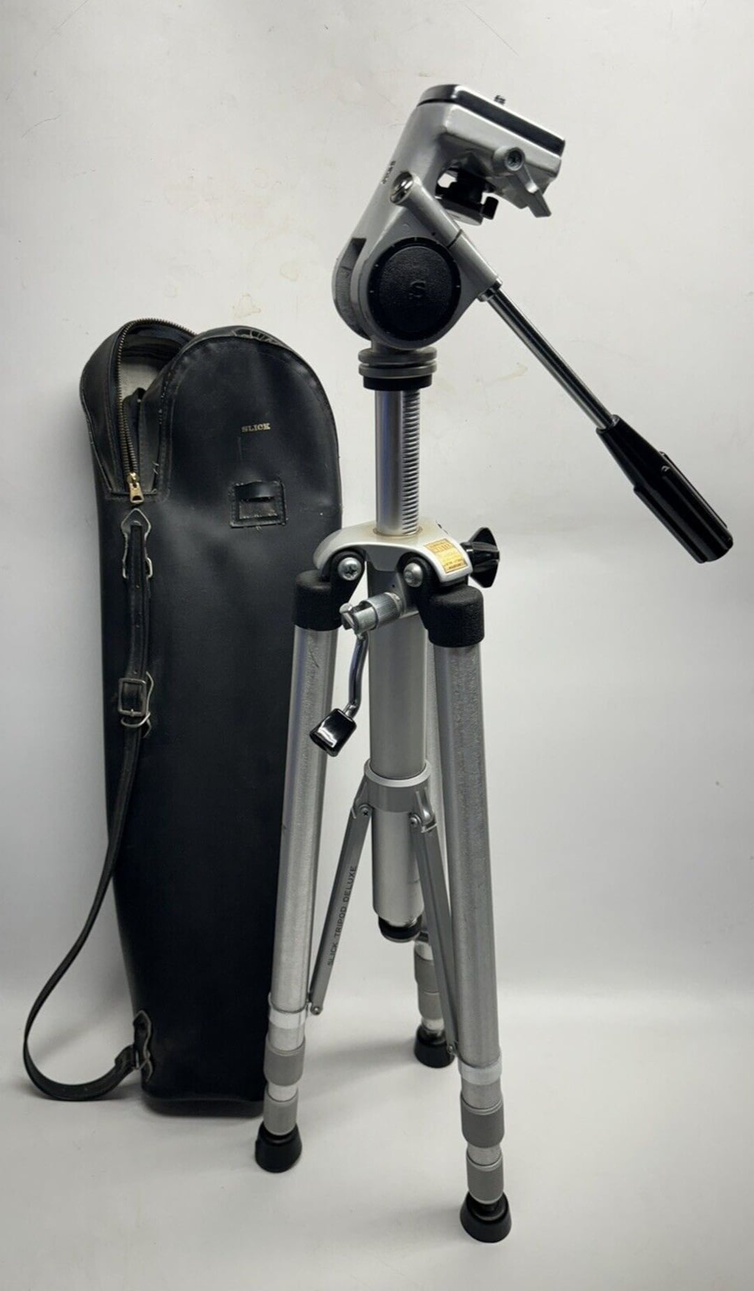 SLIK MASTER スリックマスター SLIK TRIPOD DELUXE Slik Master Deluxe Tripod ,Silk Pan Tilt Head Geared Center