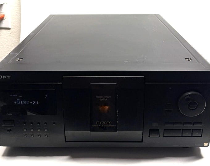 Vintage Sony CDP- C X 70ES C D Player Mega Storage 200 CD Changer - Etsy