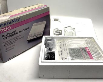 Vintage NOS Sealed Phone MATE Telephone 7210 Answering MACHINE