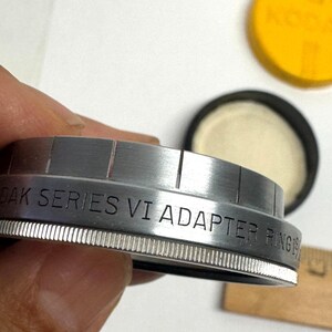 Vintage Kodak Series VI Adapter Ring 19/16 IN. - 39.5MM Camera Lens image 8
