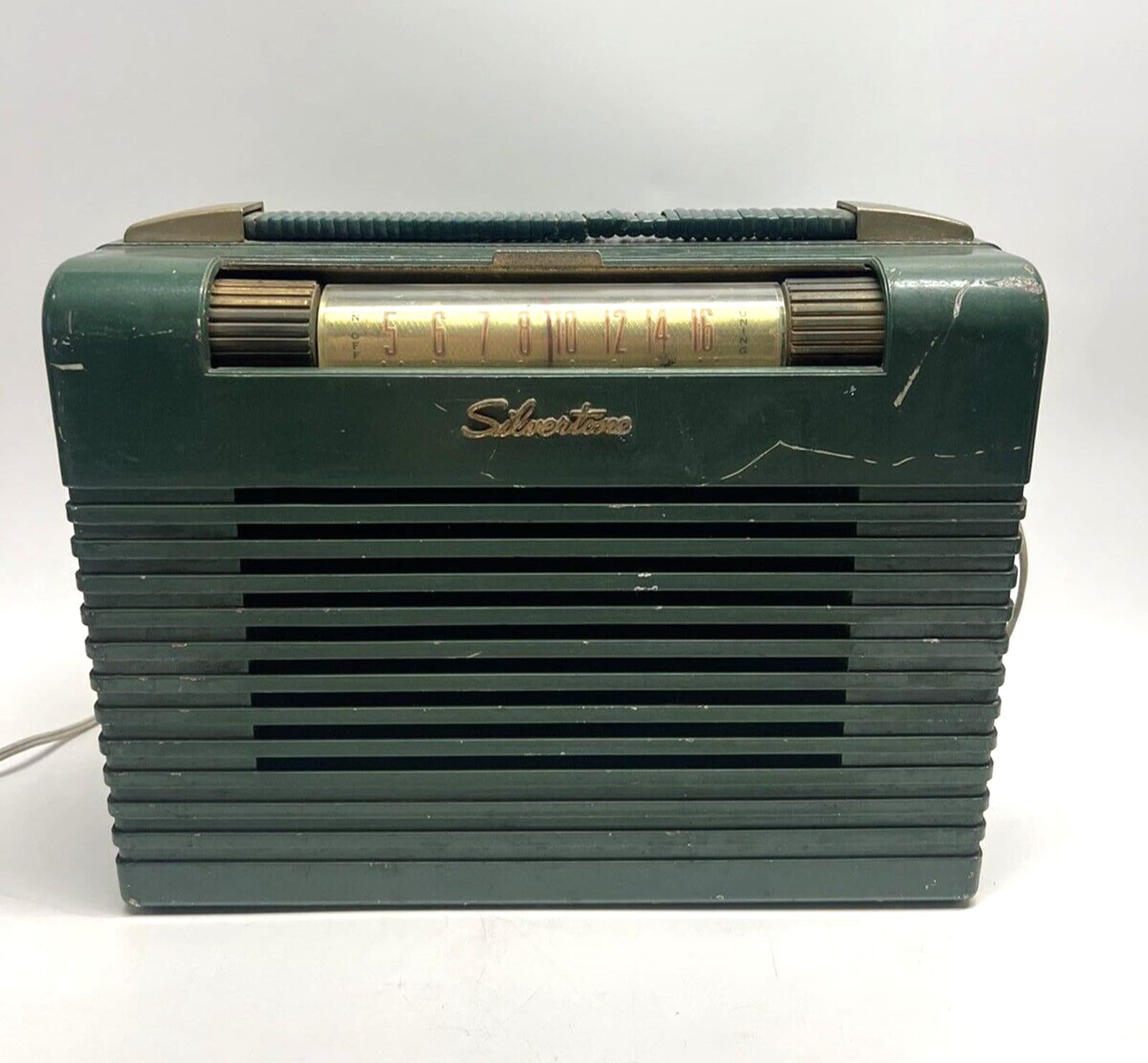 Vintage Sears Silvertone Radio - Etsy