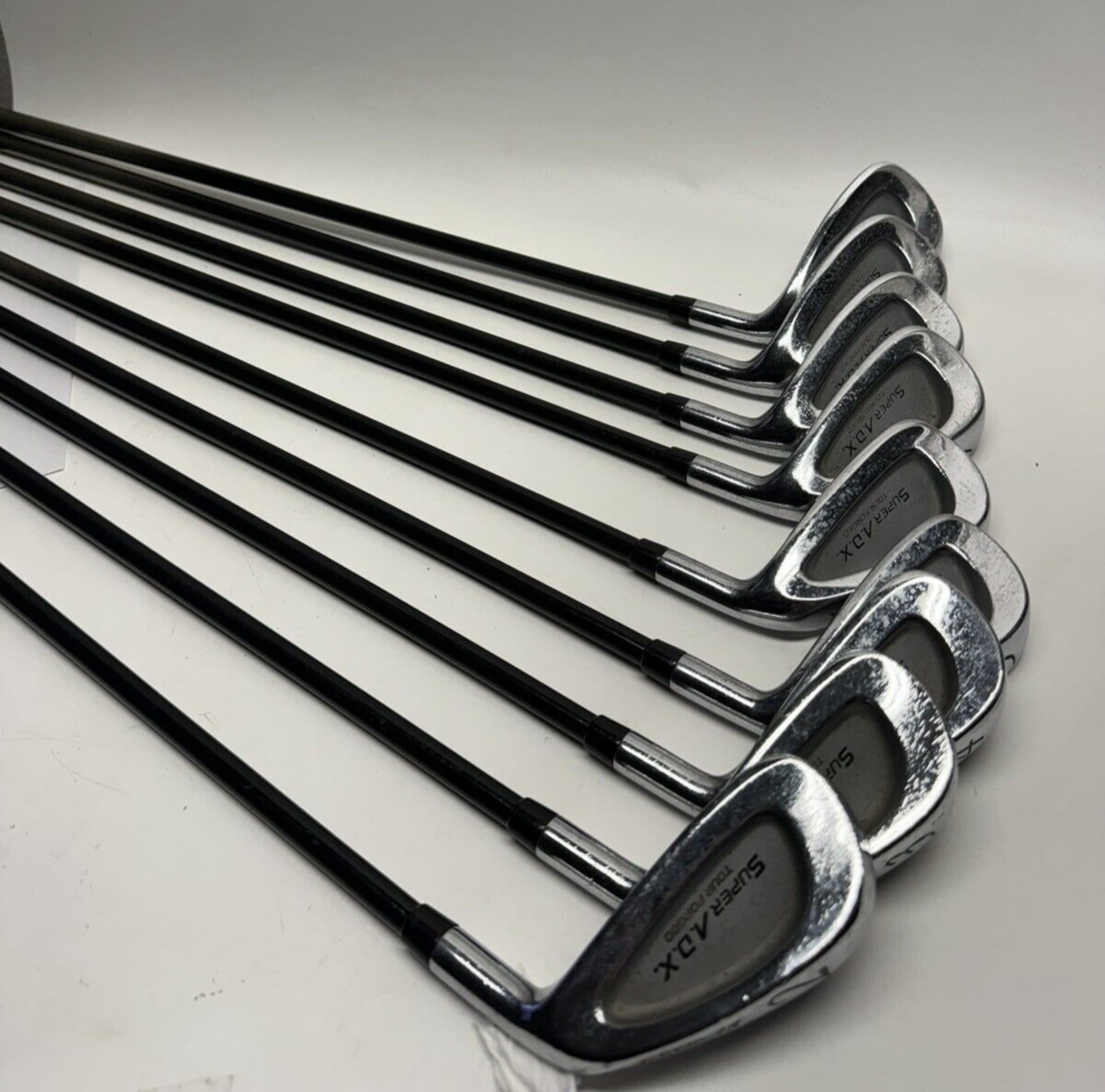 VINTAGE RARE Yonex 9 Pieces Iron Set Super A.D.X. Stiff Graphite