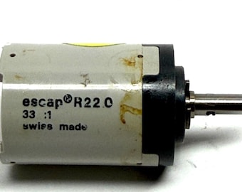 Vtg Portescap escap R22 0 33:1 Precision Planetary Gearhead Motor Swiss Made
