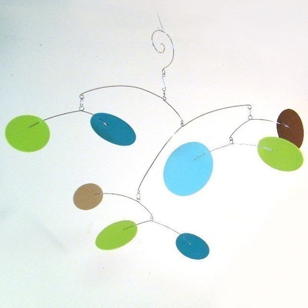 Big Dipper  Baby Mobile, small, in Lime Breeze