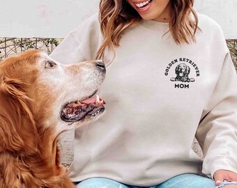 Golden Retriever Mom Sweatshirt: Dog Lover Tee