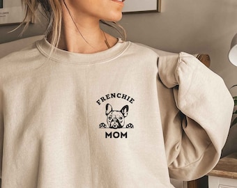 French Bulldog Mom Sweatshirt, Dog Lover Gift