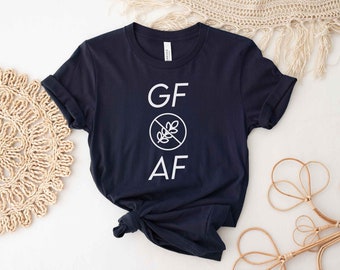 Camisa AF sin gluten / Camisa sin gluten, Camiseta divertida, Regalo para persona sin gluten, Camisa celíaca, Camiseta sin gluten