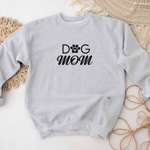 Dog Mom Crewneck Sweatshirt: Dog Lovers Gift image 4