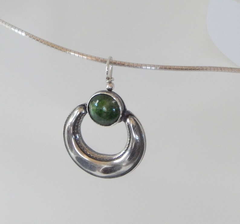 Chrome Diopside Choker Necklace Sterling Silver Choker Necklace Gemstone Necklace Stone Necklace Green Necklace Gift For Her Silver Choker