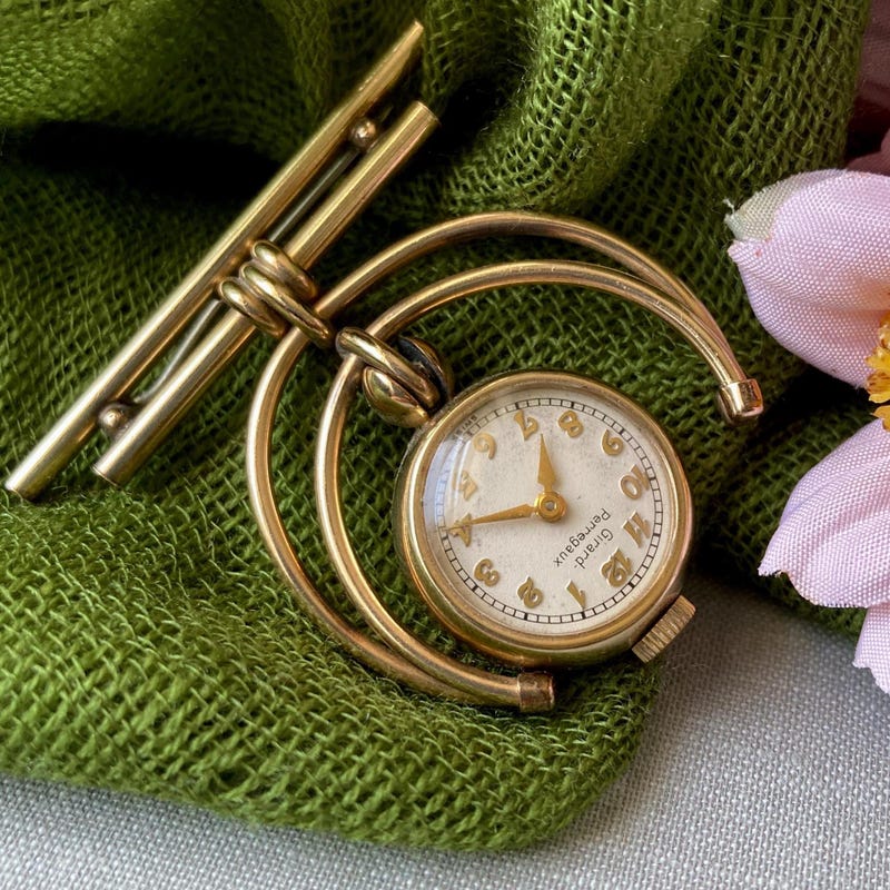 Antique Watch Pin - Etsy