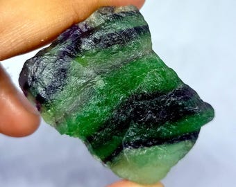 Raw Rainbow Fluorite Stone – Rough Healing Crystal Gemstone