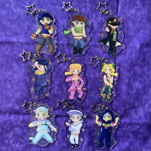 JJBA Schlüsselanhänger (Haupt-JoJos)