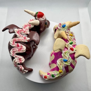 HANDMADE Clay Dessert Dragon | One-of-a-kind Sculpture