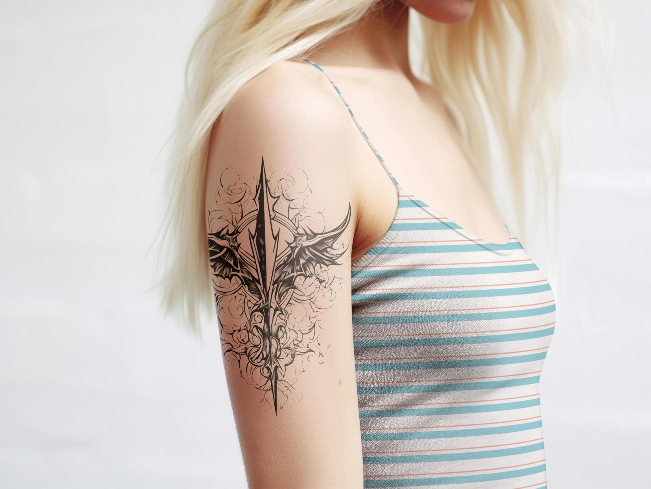 Sword Tattoo Design - Etsy, image size:2601x1954