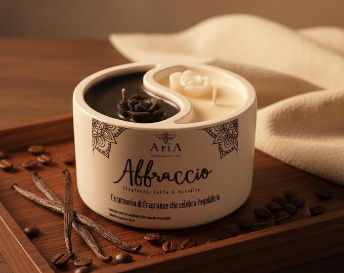 Featured listing image: Hug Candle: A harmony of fragrances for your well-being. Vegan, non-GMO soy wax, fragrances free from harmful substances. Cruelty-free.