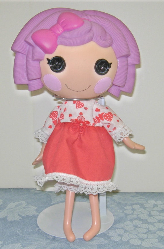 LaLaLoopsy Valentine's Day dress and short pants Etsy