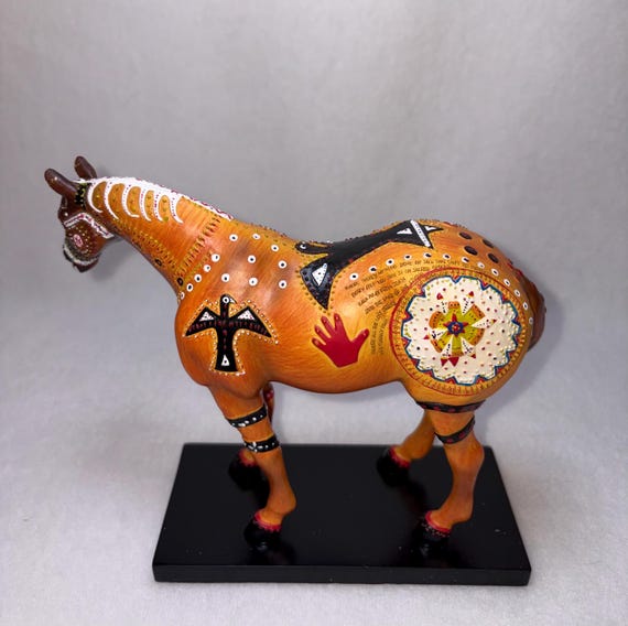 馬　置物　Painted Ponies ペインテッドポニー GHOST HORSE Trail of Painted Ponies 1E/8,806 Artist Bill Miller