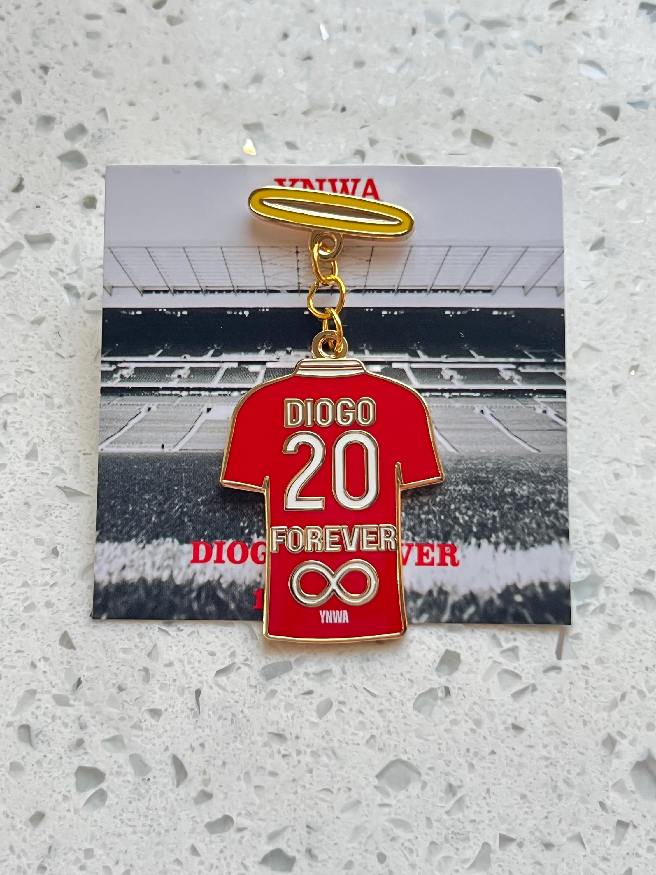 Insigne Officiel Liverpool FC épingle Ronde Rouge Et Blanc Avec