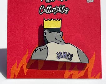 LeBron James Emaille Pin, LA Lakers Basketball Accessoire