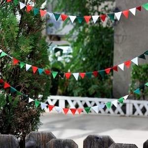 Banderines navideños diminutos de 20 pies imagen 1