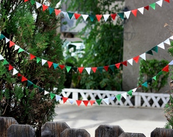 Teeny Tiny Christmas Bunting 20 ft