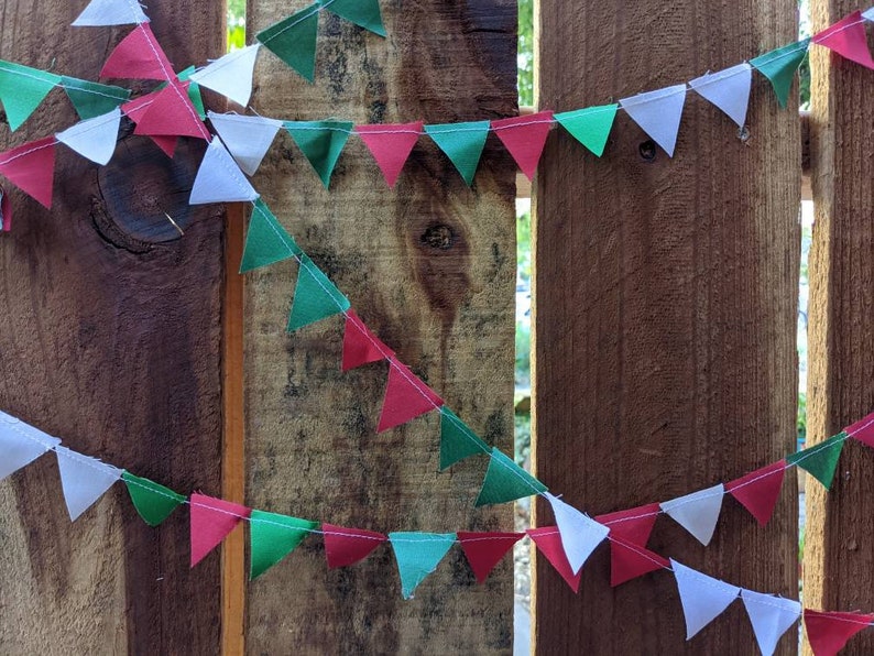 Banderines navideños diminutos de 20 pies imagen 6