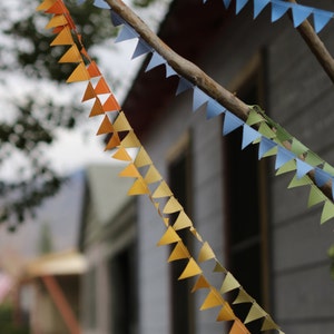 Teeny Tiny Dusty Rainbow Bunting 41 ft long image 4