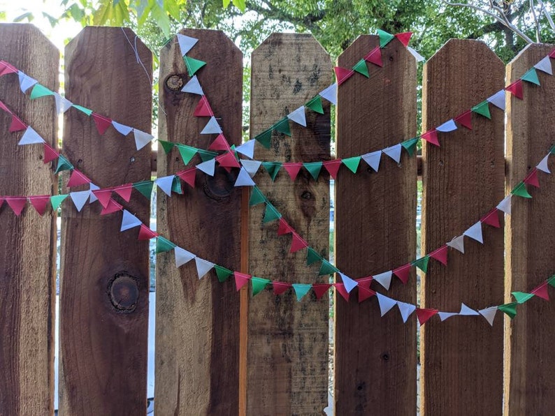 Banderines navideños diminutos de 20 pies imagen 2