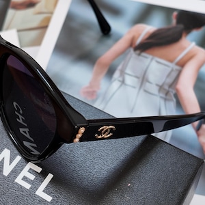 Vintage Chanel Glasses - Etsy