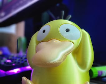 3D Printed Psyduck Figure | Pokémon Desk Decor, Gift for Gamers
