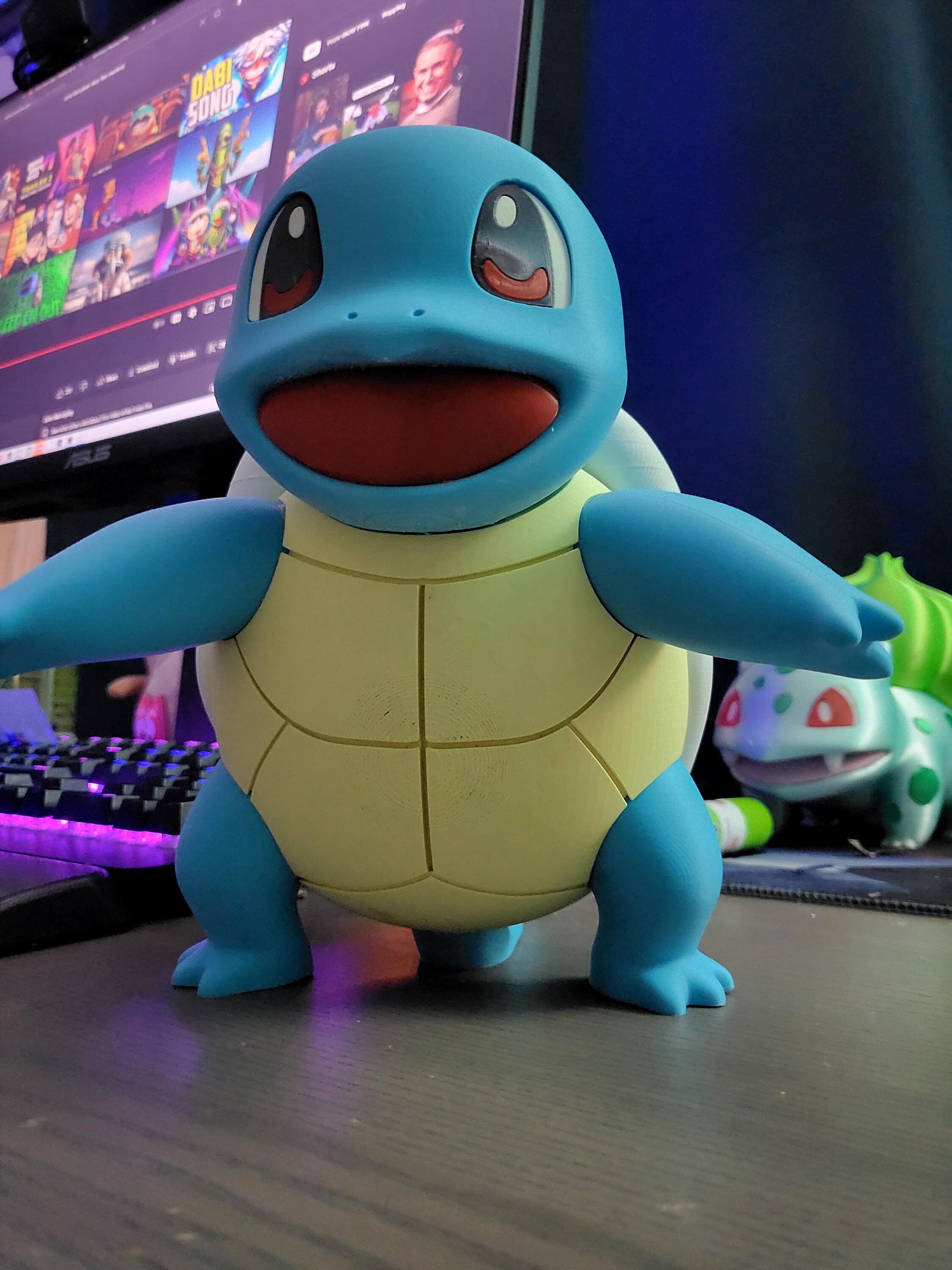 大型ゼニガメフィギュア - 水遊び用ポケモンディスプレイピース