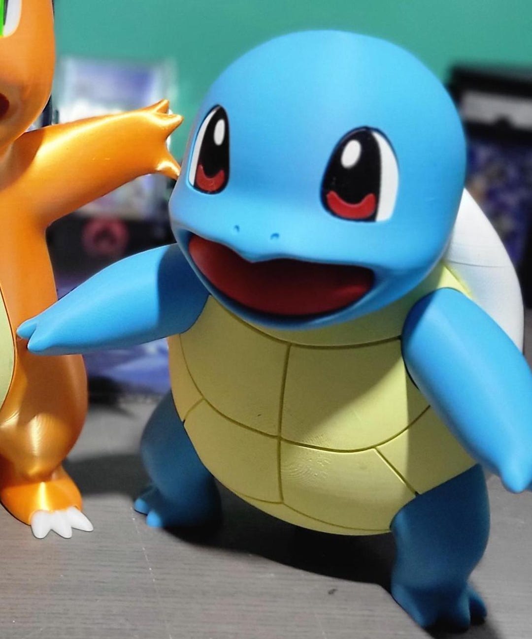 大型ゼニガメフィギュア - 水遊び用ポケモンディスプレイピース