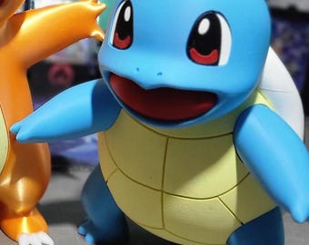 Large Squirtle Figure - Water Starter Pokémon Display Piece (Customizable)