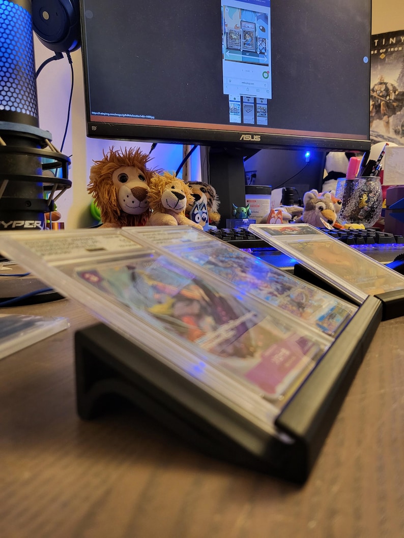 Fill Your Display Case Card/slabe Risers - 3D Printed TCG Showcase, 30 ...