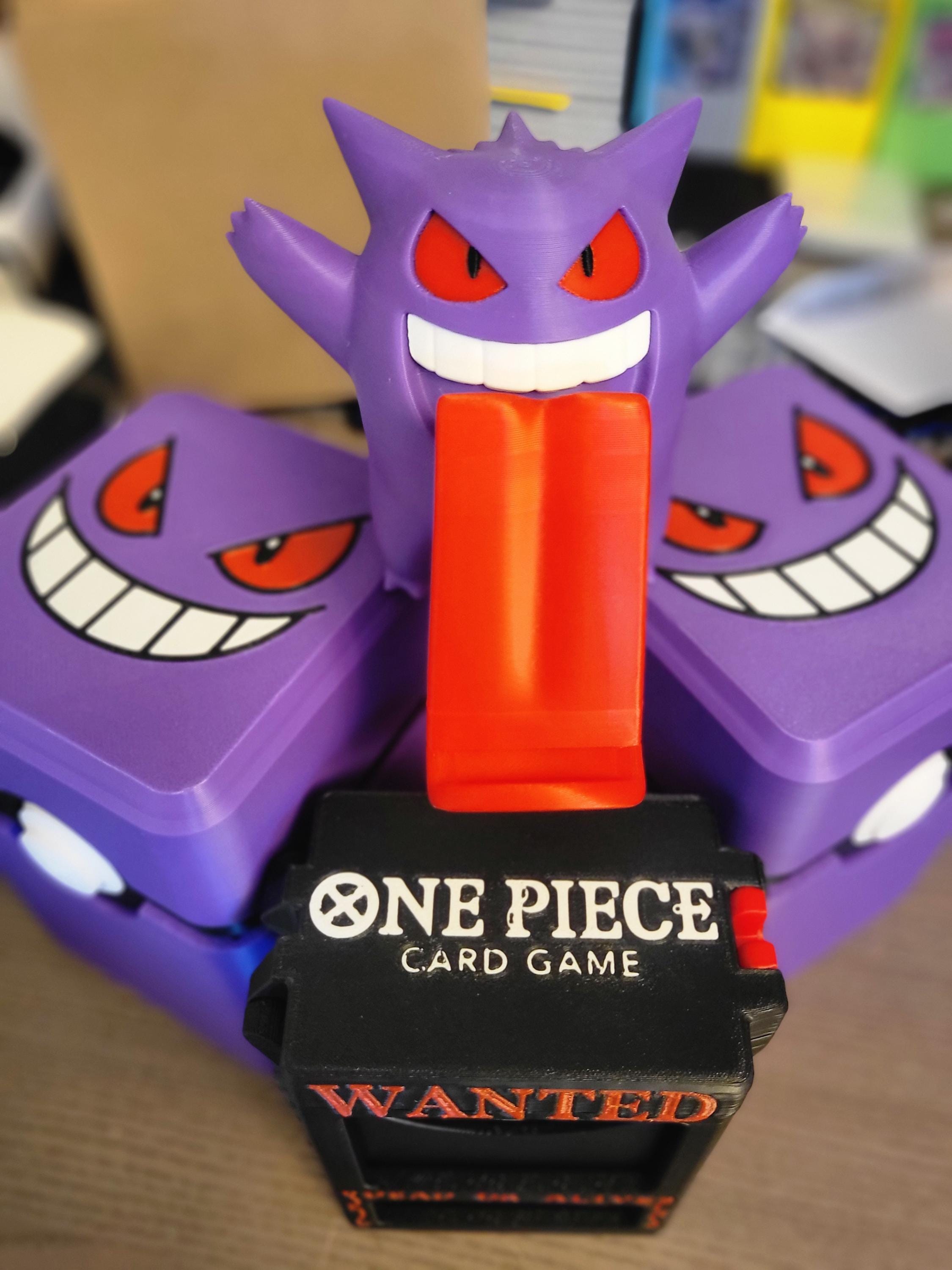 ゲンガー ポケモンカードボックス | ヒンジ付き蓋付きカスタム3D