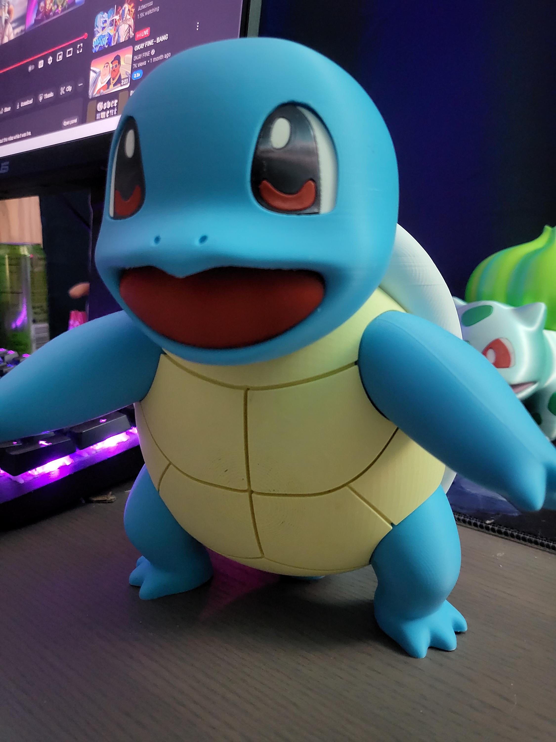 大型ゼニガメフィギュア - 水遊び用ポケモンディスプレイピース