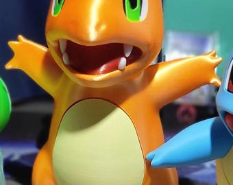 Large Charmander Figure - Fire Starter Pokémon Display Piece