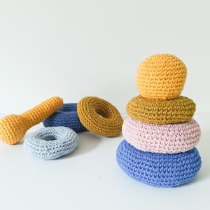 Crochet pattern fun STACKING TOY (pdf)