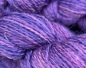 Lilac, 60-40 mohair-merino blend 2 ply sport yarn