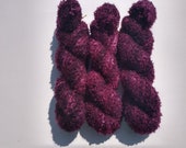 Plum, Boucle mohair blend yarn
