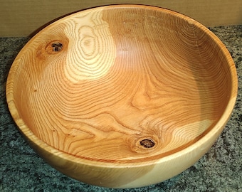 Large Ash Salad Bowl