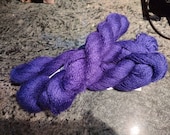 Intense Iris, 50-50 mohair-wool blend 2 ply sport yarn