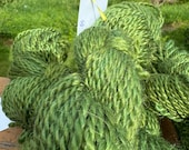 Avocado, Bulky Mohair-merino blend yarn