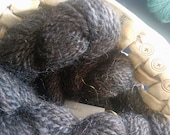 Black Walnut mohair merino BULKY weight yarn