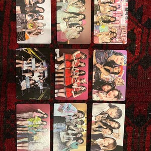 Cartões de fotos i-dle OT5